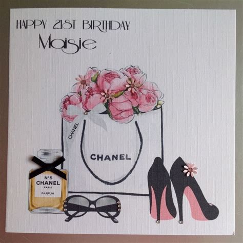 happy birthday chanel card|Chanel birthday cards.